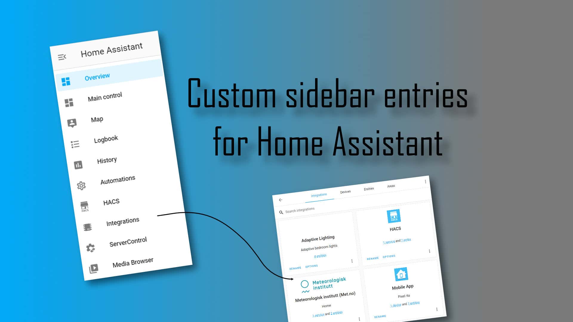 Customizing The Home Assistant Sidebar By Adding 3 Convenient Shortcuts 